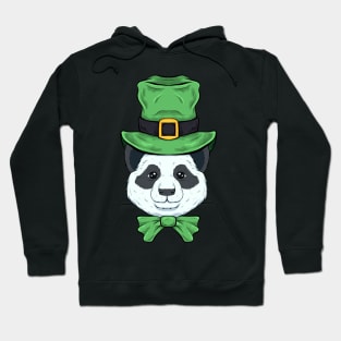 panda st patricks day animal funny Hoodie